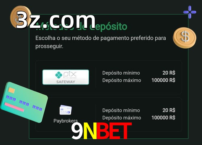 O cassino 9NBETbet oferece uma grande variedade de métodos de pagamento